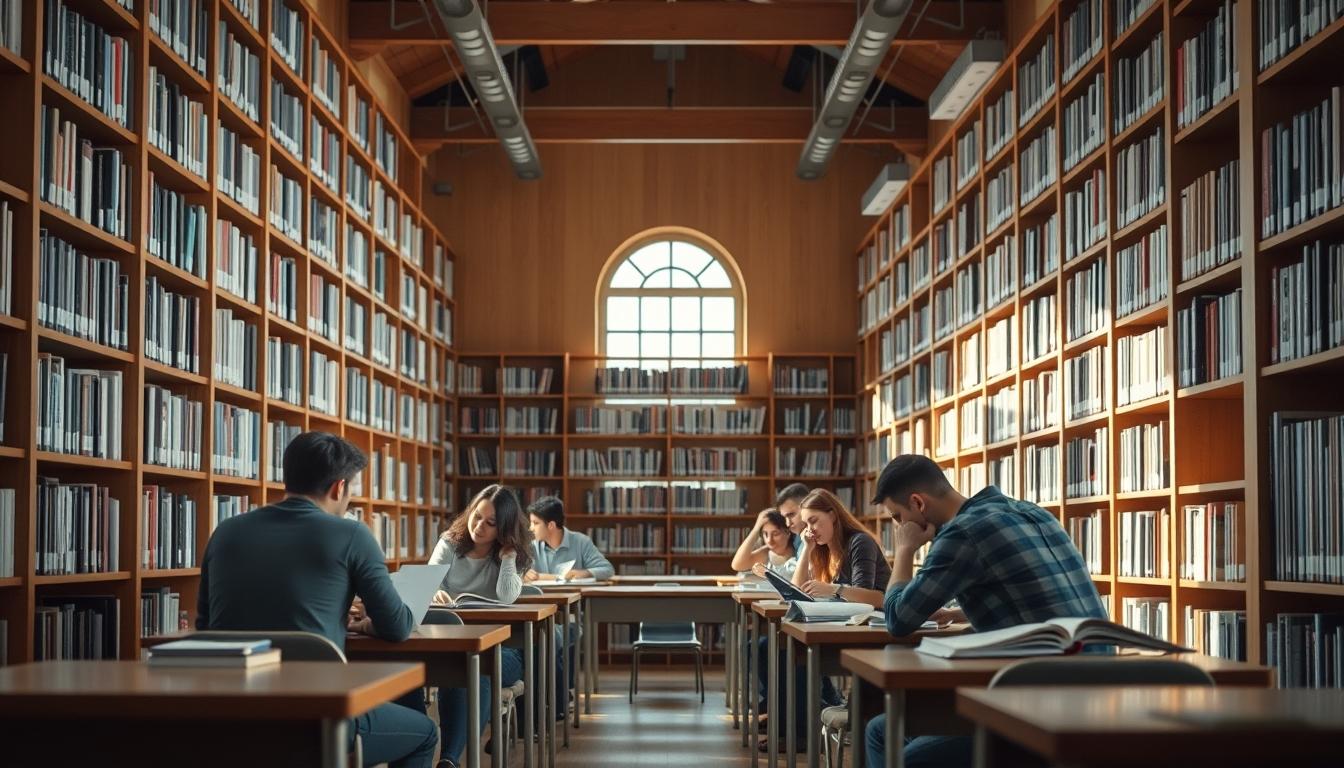 Structured study materials and learning resources on a desk