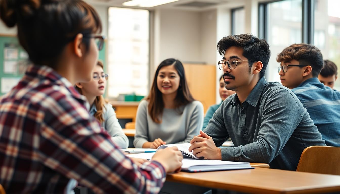 Student using online courses for flexible education